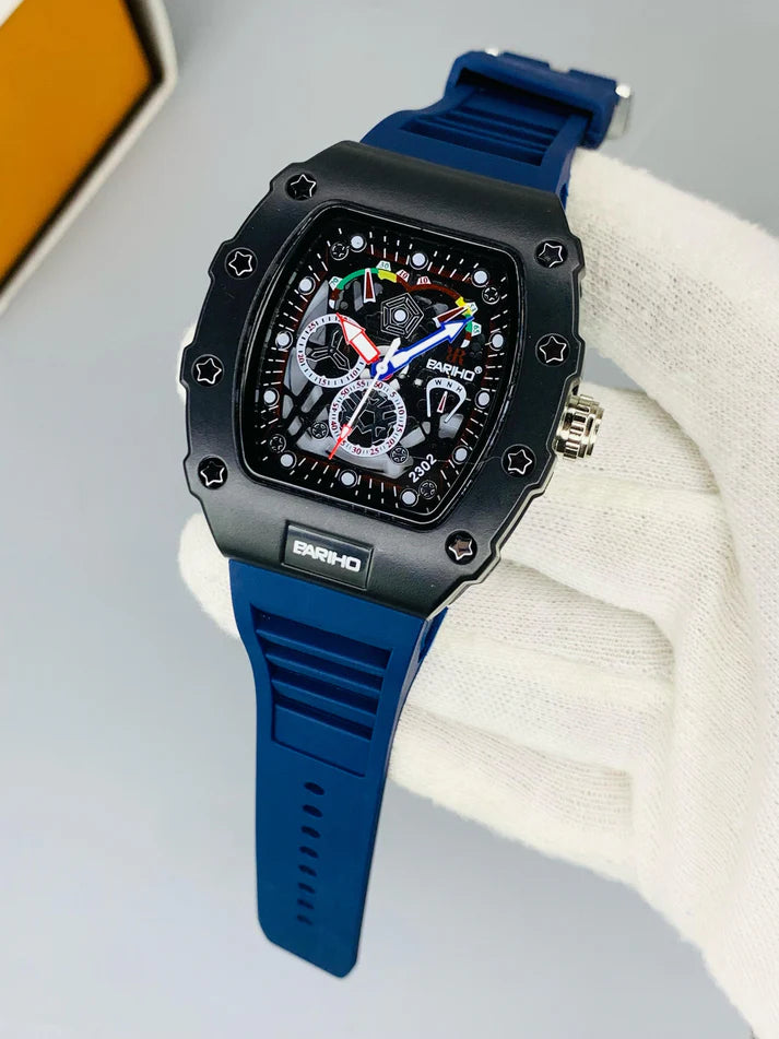 Bariho Men's Watch - Navy Blue Strap